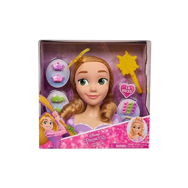 ディズニープリンセス ラプンツェル スタイリングヘッド ヘアデザイン ヘアアレンジ 髪型 グッズ おもちゃ Disney Princess Basic Rapu...