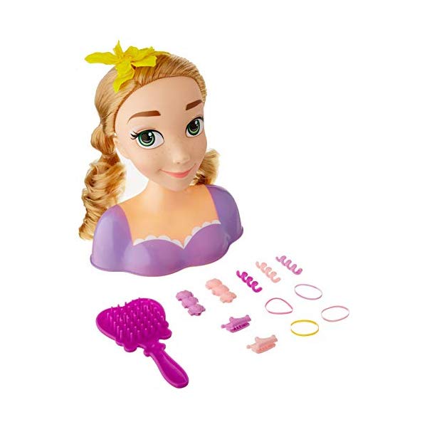 ディズニープリンセス ラプンツェル スタイリングヘッド ヘアデザイン ヘアアレンジ 髪型 グッズ おもちゃ Disney Princess Rapunzel S...