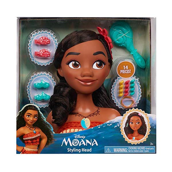 ディズニープリンセス モアナ スタイリングヘッド ヘアデザイン ヘアアレンジ 髪型 グッズ おもちゃ Moana Disney Princess Stying ...