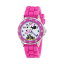 ߥˡ ӻ å å Ҷ ǥˡ λ Minnie Mouse Kids' Analog Watch with Silver-Tone Casing, Pink Bezel, Pink Strap - Official Minnie Mouse Character on The Dial, Time-Teacher Watch, Safe for Children - Model: MN1157