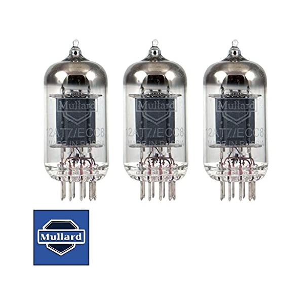 ムラード Mullard 真空管 ギター ベース アンプ 直輸入 Brand New Gain Matched Trio (3) Mullard Reissue ECC81 12AT7 Vacuum Tubes