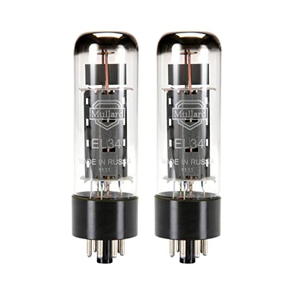 ムラード Mullard 真空管 ギター ベース アンプ 直輸入 Brand New Plate Current Matched Pair (2) Reissue Mullard EL34 6CA7 Vacuum Tubes