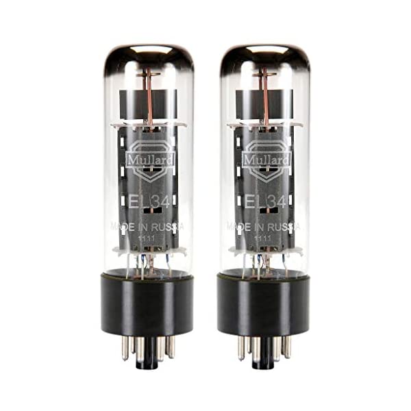 ムラード Mullard 真空管 ギター ベース アンプ 直輸入 Mullard Reissue EL34 Power Vacuum Tube, Matched Pair