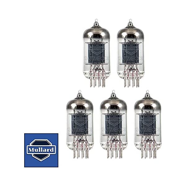 ムラード Mullard 真空管 ギター ベース アンプ 直輸入 Brand New Gain Matched Quintet (5) Mullard Reissue 12AT7 Vacuum Tubes