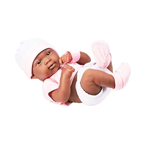 ベビードール 赤ちゃん人形 着せ替え おままごと African American Black Baby Doll, La Newborn, Berenguer, Nursery Doll