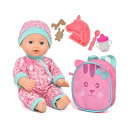 ベビードール 赤ちゃん人形 着せ替え おままごと Baby Dollith Backpack Carrier, Dolleeding Set Accessori...