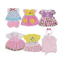 xr[h[ Ԃl` ւ ܂܂ JING SHOW BUSSINESS Pack of 6 Fit 12 Inch Alive Baby Dollown Dress Clothes Fashionista Outfits Include Hair Band Girls American Doll