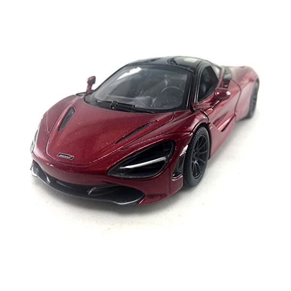 マクラーレン モデルカー ダイキャスト 模型 ミニカー グッズ 納車祝い プレゼント インテリア スーパーカー Kinsmart McLaren 720S, Red 5403D - 1/36 Scale Diecast Model Toy Car (Brand New but NO BOX)