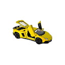 ランボルギーニ モデルカー ダイキャスト 模型 ミニカー グッズ 納車祝い プレゼント インテリア スーパーカー Alloy Collectible Lamborghini Toy Vehicle Pull Back Die-Cast Car Model with Lights and Sound