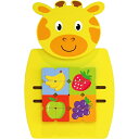 SPARK & WOW キリン アクティビティウォールパネル 知育玩具 アクティビティボード ビジーボード 木製 幼児 子供 モンテッソーリ教育 パネル 教室 ...
