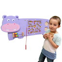SPARK & WOW カバ アクティビティウォールパネル 知育玩具 アクティビティボード ビジーボード 木製 幼児 子供 モンテッソーリ教育 パネル 教室 プ...
