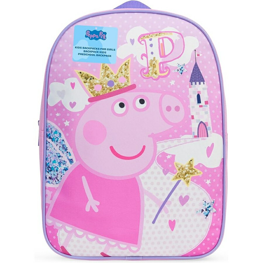 樂天商城 - ペッパピッグ グッズ バックパック リュック バッグ プレゼント ギフト キッズ ミニ 幼児 12x9インチ 幼稚園 スポーツ トラベル 子供 Get Trend Peppa Pig Mini Backpack Kids Toddlers 12x9” Rucksack Kindergarten Bag