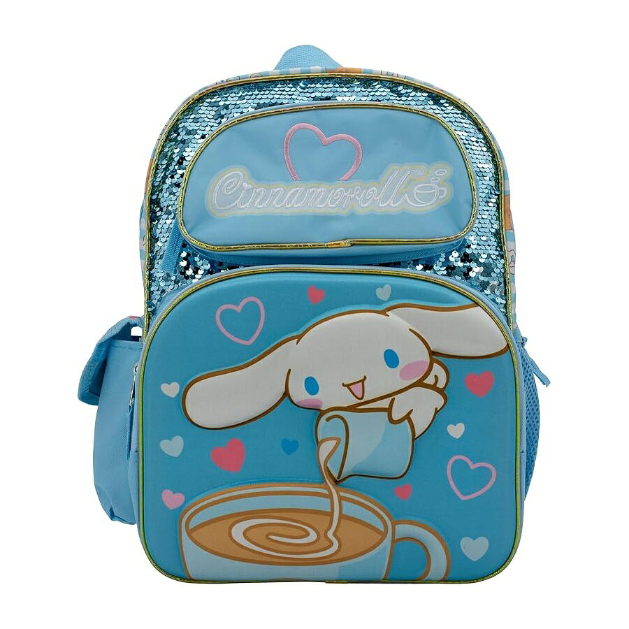 他の 人気商品 はこちら AI ACCESSORY INNOVATIONS Sanrio’s Hello Kitty Backpack for Girls, 16 Inch Cinnamoroll, Kawaii School Bag with Flip Sequins & 3D Molded Front Pocket, BlueAI ACCESSORY INNOVATIONS サンリオのハローキティ 女の子用バックパック、16インチ シナモロール、フリップスパンコールと3D成形フロントポケット付きのかわいいスクールバッグ、ブルー発送までの目安5〜15日　営業日以内に発送※12月、連休等は物流が混雑し、遅延する場合がございます。予めご了承ください。 商　品　情　報 メーカー 商品名（英語） AI ACCESSORY INNOVATIONS Sanrio’s Hello Kitty Backpack for Girls, 16 Inch Cinnamoroll, Kawaii School Bag with Flip Sequins & 3D Molded Front Pocket, Blue 商品名（翻訳） AI ACCESSORY INNOVATIONS サンリオのハローキティ 女の子用バックパック、16インチ シナモロール、フリップスパンコールと3D成形フロントポケット付きのかわいいスクールバッグ、ブルー 商品詳細 ・シナモロール ガールズリュック：サンリオを代表するハローキティキャラクターのクロミが描かれた美しいリュックです。 3D成型サテンの下部フロントポケット、フロント上部のポケットにシナモロールの刺繍ロゴ、全体にシナモロールのマチプリント、ブラシをかけるとブルーからシルバーに切り替わる光沢のあるカラーチェンジスパンコール素材が付いています・耐久性のある素材：軽量スクールバッグは300Dポリエステル、サテンポリエステル、EVAで作られており、長持ちするパフォーマンスと安全性を備えています。学年度を通して使用できる十分な耐久性があり、学用品や旅行用品の持ち運びに最適です。・女の子用 16 インチ バックパック: バックパックのサイズは 16 インチ x 12 インチ x 5 インチで、メイン コンパートメント、フロント ジップ ポケット、サイド フォーム メッシュ ポケット 2 つ、内側のラップトップ ポケットなど、十分な収納スペースを提供します。・特徴: ブックバッグにはパッド入りフォーム メッシュ バック パネル、人間工学に基づいたフォーム メッシュ キャリング ハンドル、調節可能なメッシュ ショルダー ストラップが付いており、追加のものを収納できます。 ・贈り物：この女の子用バックパックは、新学期、キャンプ、お泊り、休暇旅行に使用できます。一年中ギフトに最適です。 ※メーカーより頂いた商品説明を翻訳しております。翻訳による差異はご了承ください。 ◆ 様々なギフトシーンにぴったりの商品を豊富に取り揃えております ◆ プレゼント　ギフト　クリスマス　母の日　父の日　記念日　誕生日　お誕生日　誕生日プレゼント　敬老の日　記念品　結婚記念日　メモリアルギフト　お祝い　出産祝い　結婚式　結婚祝い　御祝　披露宴　引き出物　引出物　ウェディングギフト　ブライダルギフト　景品　賞品　コンペ景品　ゴルフコンペ　粗品　お中元　御中元　お歳暮　御歳暮　残暑見舞い　引越し　引っ越し祝い　引越し祝い　贈答品　入園祝い　入学祝い　卒業祝い　成人式　就職祝い　昇進祝い　定年退職記念　還暦祝い　卒業記念品　内祝　お返し　お礼　御礼　お祝い返し