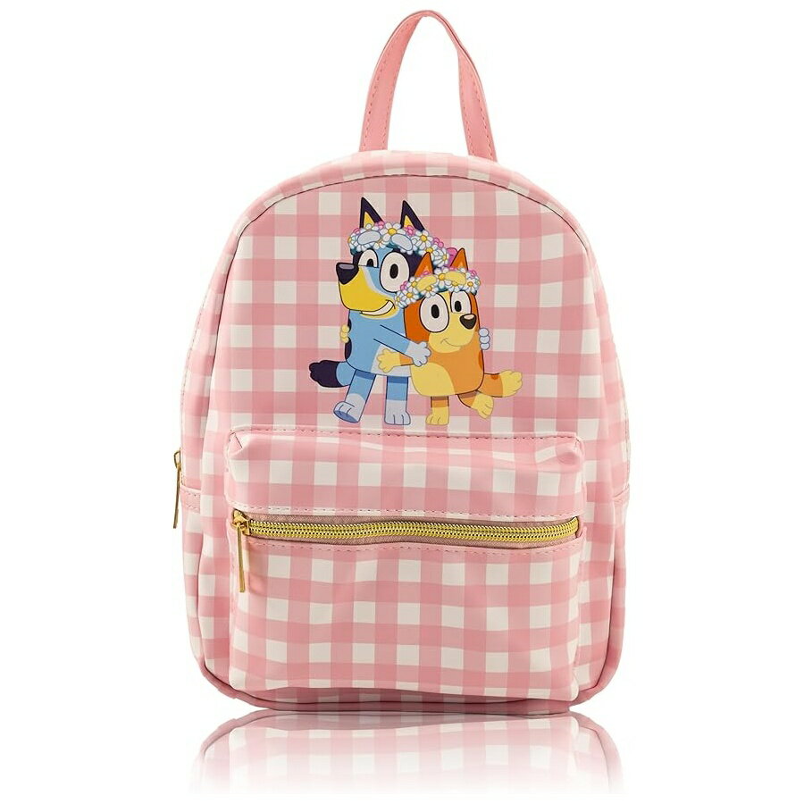 Blue Bingo Productos Backpack Rucksack Bolsas de regalo Regalos Kids Mini Adultos 10" PU Leather Backpack Niños pequeños Viajes Escuela Viajes Fast Forward Bluey Mini Backpack for Kids Adults 10" PU Leather Backpack