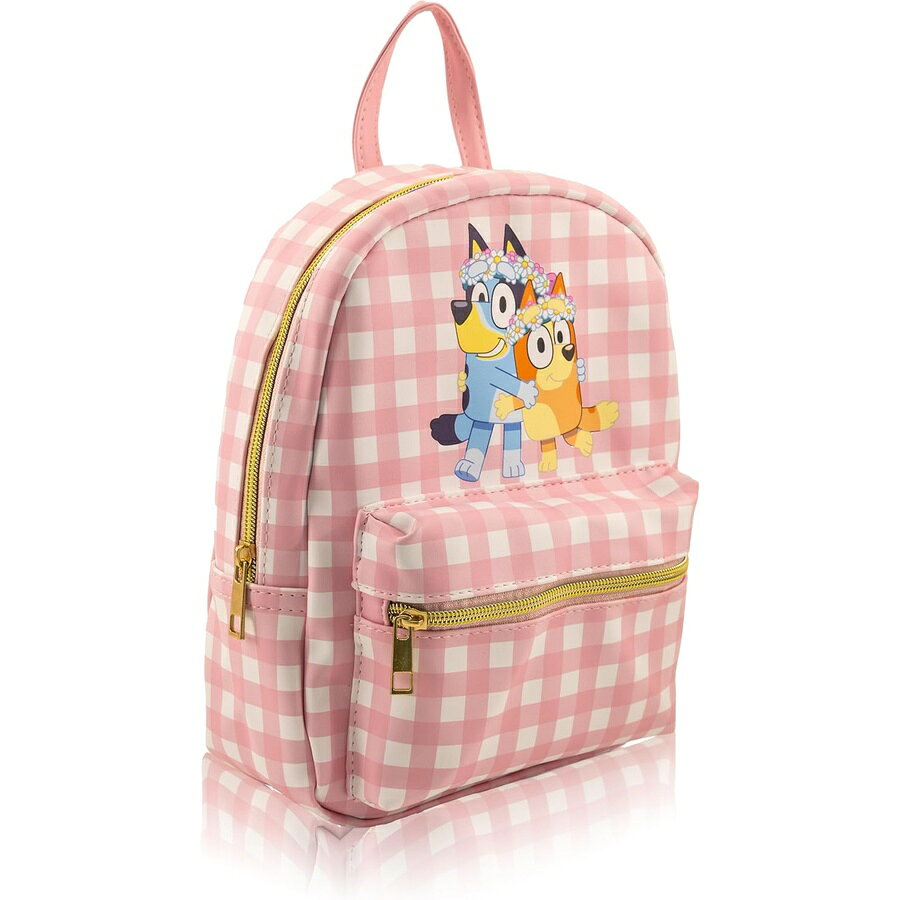 Blue Bingo Productos Backpack Rucksack Bolsas de regalo Regalos Kids Mini Adultos 10" PU Leather Backpack Niños pequeños Viajes Escuela Viajes Fast Forward Bluey Mini Backpack for Kids Adults 10" PU Leather Backpack — vista 2
