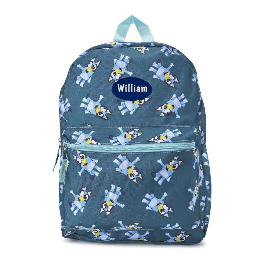 樂天商城 - ブルーイー グッズ バックパック リュック バッグ プレゼント ギフト キッズ DIBSIES Personalized Character Backpack created using Bluey All Over Print Backpack