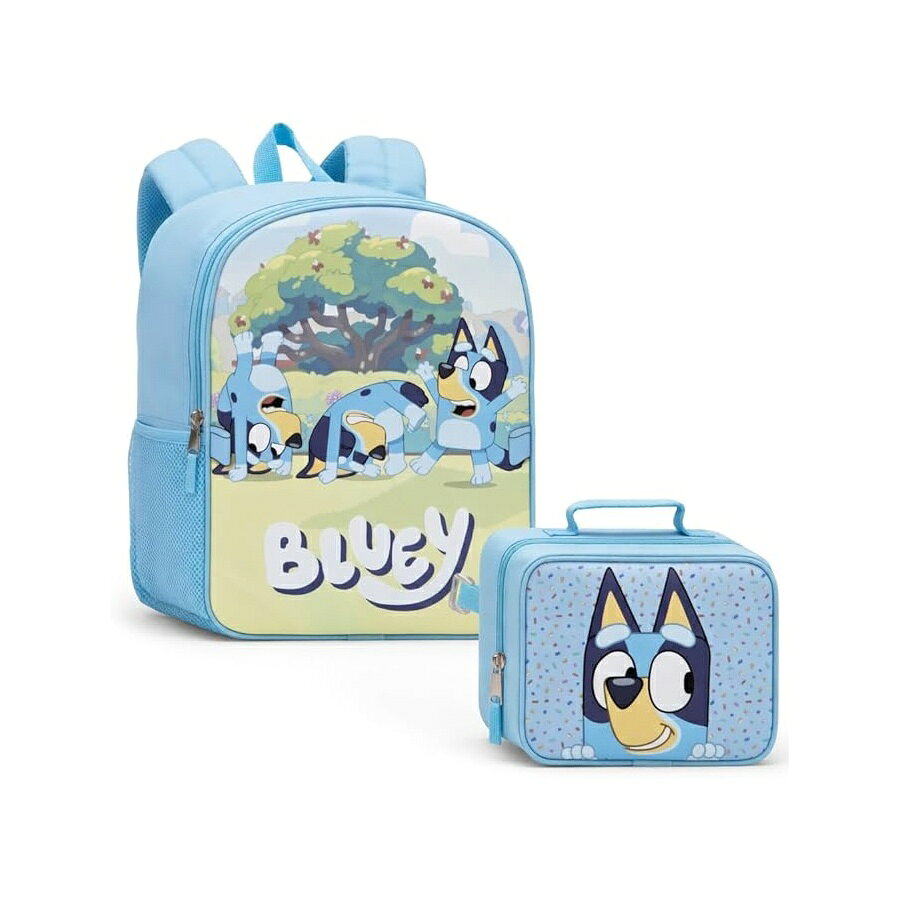 他の ブルーイー はこちら Fast Forward Bluey Bingo 16" Backpacks With Lunch Bag - Licensed Characters Kids SchoolbagFast Forward Bluey Bingo 16 インチ バックパック ランチバッグ付き - ライセンスキャラクター キッズ スクールバッグ発送までの目安5〜15日　営業日以内に発送※12月、連休等は物流が混雑し、遅延する場合がございます。予めご了承ください。 商　品　情　報 メーカー Fast Forward 商品名（英語） Fast Forward Bluey Bingo 16" Backpacks With Lunch Bag - Licensed Characters Kids Schoolbag 商品名（翻訳） Fast Forward Bluey Bingo 16 インチ バックパック ランチバッグ付き - ライセンスキャラクター キッズ スクールバッグ 商品詳細 ・子供に最適なサイズ - 幼児や幼児向けに設計された16インチのバックパックは、軽量で持ち運びが簡単でありながら、本、フォルダー、学校の必需品を収納できる十分なスペースを提供します・ランチバッグ付き2点セット - 別々に使用することも、バックパックの中に便利に収納できるお揃いのBlueyランチバッグが含まれており、持ち運びが簡単です・楽しいBLUEYキャラクターデザイン - 遊び心と想像力豊かな世界をもたらすBlueyが特徴です毎日の学校生活にヒットショーをもたらします・快適で調整可能なフィット感 - パッド入りのショルダーストラップは簡単に調整でき、未就学児や小学生のお子様に安全で快適なフィット感を提供します・耐久性と実用的な収納力 - 強力な素材で作られており、学用品、スナック、アクセサリーを整理するための広々としたメインコンパートメントに加えてフロントのジッパーポケットが含まれています ※メーカーより頂いた商品説明を翻訳しております。翻訳による差異はご了承ください。 ◆ 様々なギフトシーンにぴったりの商品を豊富に取り揃えております ◆ プレゼント　ギフト　クリスマス　母の日　父の日　記念日　誕生日　お誕生日　誕生日プレゼント　敬老の日　記念品　結婚記念日　メモリアルギフト　お祝い　出産祝い　結婚式　結婚祝い　御祝　披露宴　引き出物　引出物　ウェディングギフト　ブライダルギフト　景品　賞品　コンペ景品　ゴルフコンペ　粗品　お中元　御中元　お歳暮　御歳暮　残暑見舞い　引越し　引っ越し祝い　引越し祝い　贈答品　入園祝い　入学祝い　卒業祝い　成人式　就職祝い　昇進祝い　定年退職記念　還暦祝い　卒業記念品　内祝　お返し　お礼　御礼　お祝い返し