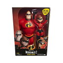 インクレディブル・ファミリー グッズ ミスターインクレディブル イラスティガール フィギュア 人形 おもちゃ The Incredibles 2 Power Couple 12" Feature Mr. Incredible and Elastigirl Slingshot Action Figures