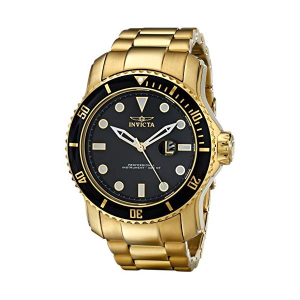 インビクタ 腕時計 INVICTA インヴィクタ 時計 プロダイバー Invicta Men's 15351 Pro Diver Gold Ion-Plated Stainless Steel Watch