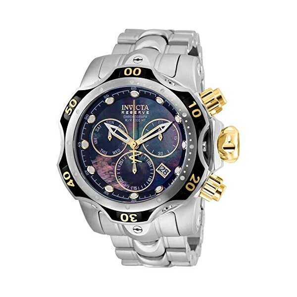 インビクタ 腕時計 INVICTA インヴィクタ 時計 リザーブ ベノム Invicta Reserve Venom Gen III Swiss Quartz Chronograph Men's 52mm Stainless Steel Bracelet Watch (25977)