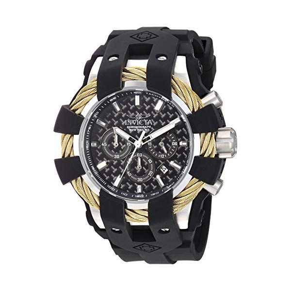 インビクタ 腕時計 INVICTA インヴィクタ 時計 ボルト Invicta Men's 'Bolt' Quartz Stainless Steel and Silicone Casual Watch, Color:Black (Model: 23858)