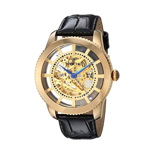 インビクタ 腕時計 INVICTA インヴィクタ 時計 ビンテージInvicta Men's 'Vintage' Automatic Stainless Steel and Leather Casual Watch, Color Black (Model: 23638)