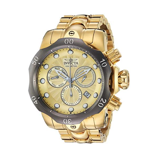 インビクタ 腕時計 INVICTA インヴィクタ 時計 ベノム Invicta Men's 'Venom' Quartz Stainless Steel Casual Watch, Color Gold-Toned (Model: 23894)