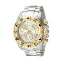 CrN^ rv INVICTA CBN^ v U[u Invicta Men's 1877 Reserve Chronograph Silver Dial Stainless Steel Watch