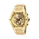 インビクタ 腕時計 INVICTA インヴィクタ 時計 スピードウェイ Invicta Speedway Chronograph Champagne Dial Gold Ion-plated Mens Watch 19529