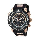 CrN^ rv INVICTA CBN^ v ArG[^[ Invicta Men's 'Aviator' Quartz Silver and Silicone Casual Watch, Color Two Tone (Model: 24582)