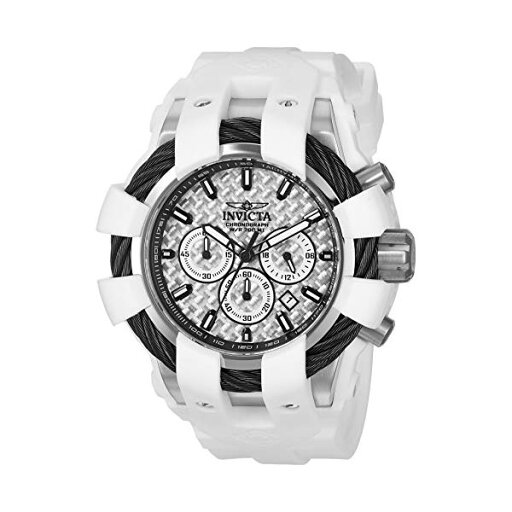 インビクタ 腕時計 INVICTA インヴィクタ 時計 ボルト Invicta Men's 'Bolt' Quartz Stainless Steel and Silicone Casual Watch, Color:White (Model: 23857) インビクタ 腕時計 INVICTA インヴィクタ 時計 ボルト Invicta Men's 'Bolt' Quartz Stainless Steel and Silicone Casual Watch, Color:White (Model: 23857)