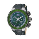 CrN^ rv INVICTA CBN^ v U[u Invicta Men's 'Reserve' Quartz Stainless Steel and Leather Casual Watch, Color:Green (Model: 24438)