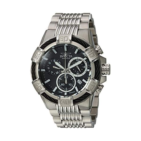 インビクタ 腕時計 INVICTA インヴィクタ 時計 ボルト Invicta Men's 'Bolt' Quartz Stainless Steel Casual Watch, Color:Silver-Toned (Model: 25862)