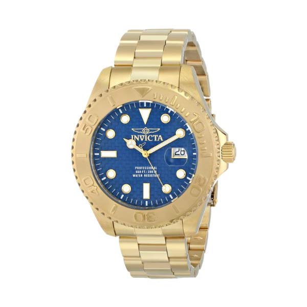 LANCASTER - インビクタ 腕時計 INVICTA インヴィクタ 時計 プロダイバー Invicta Men's 15193 Pro Diver Analog Display Swiss Quartz Gold-Plated Watch