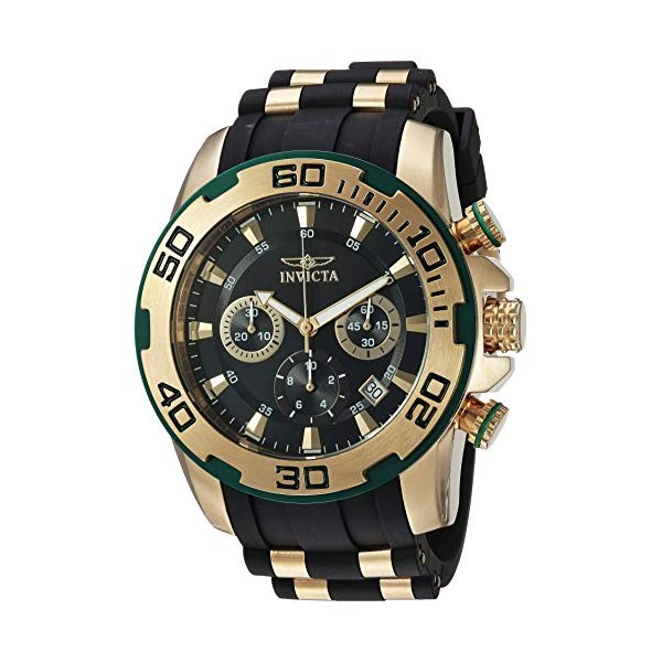 インビクタ 腕時計 INVICTA インヴィクタ 時計 プロダイバー Invicta Men's 'Pro Diver' Quartz Stainless Steel and Silicone Casual Watch, Color:Black (Model: 22347)