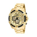 CrN^ rv INVICTA CBN^ v {g 25515 - INVICTA Bolt Men 52mm Stainless Steel Gold Gold dial VD54 Quartz