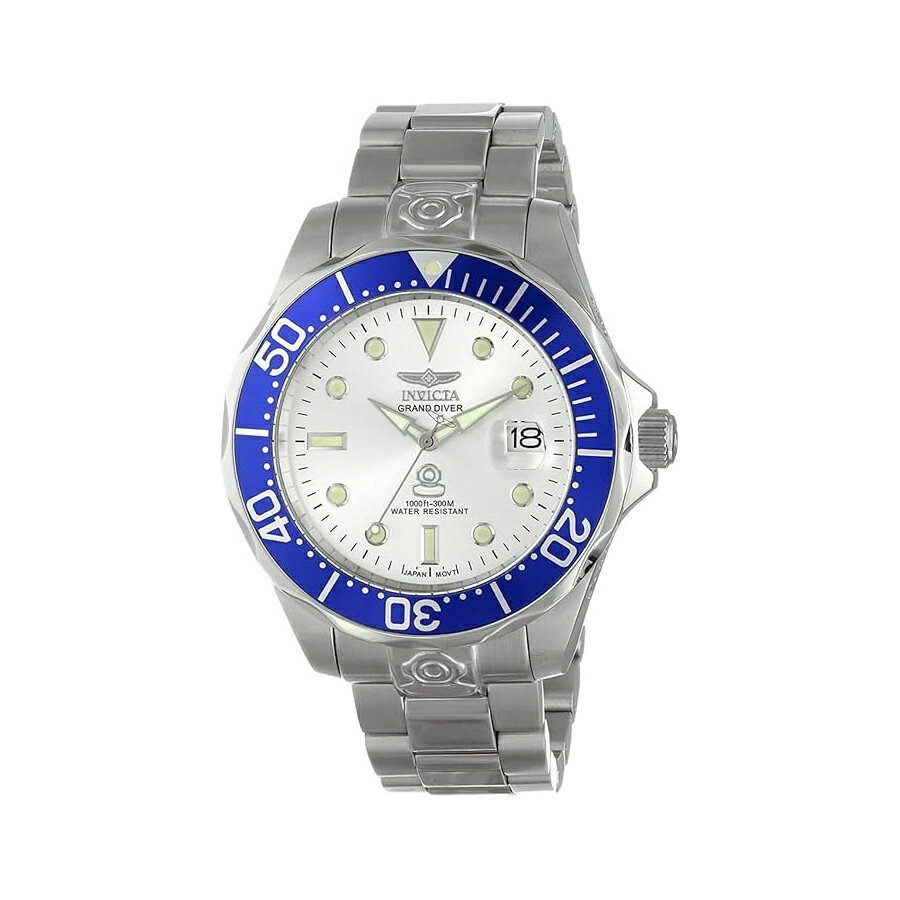 他の インヴィクタ はこちら Invicta Men's 3046 Pro Diver Collection Grand Diver Automatic WatchInvicta メンズ 3046 プロ ダイバー コレクション グランド ダイバー オートマティック ウォッチ発送までの目安5〜15日　営業日以内に発送※12月、連休等は物流が混雑し、遅延する場合がございます。予めご了承ください。 商　品　情　報 メーカー Invicta 商品名（英語） Invicta Men's 3046 Pro Diver Collection Grand Diver Automatic Watch 商品名（翻訳） Invicta メンズ 3046 プロ ダイバー コレクション グランド ダイバー オートマティック ウォッチ 商品詳細 ・夜光針、アワーマーカー、日付表示を備えた自動巻きグレーダイヤル、ねじ込み式リューズ・ミネラルクリスタル付き47mmステンレススチールケース・自動巻きムーブメント・ケース直径: 47mm・200m防水: 一般に、プロの海洋活動や本格的な水上ウォータースポーツに適していますが、ダイビングには適していません。 ※メーカーより頂いた商品説明を翻訳しております。翻訳による差異はご了承ください。 ◆ 様々なギフトシーンにぴったりの商品を豊富に取り揃えております ◆ プレゼント　ギフト　クリスマス　母の日　父の日　記念日　誕生日　お誕生日　誕生日プレゼント　敬老の日　記念品　結婚記念日　メモリアルギフト　お祝い　出産祝い　結婚式　結婚祝い　御祝　披露宴　引き出物　引出物　ウェディングギフト　ブライダルギフト　景品　賞品　コンペ景品　ゴルフコンペ　粗品　お中元　御中元　お歳暮　御歳暮　残暑見舞い　引越し　引っ越し祝い　引越し祝い　贈答品　入園祝い　入学祝い　卒業祝い　成人式　就職祝い　昇進祝い　定年退職記念　還暦祝い　卒業記念品　内祝　お返し　お礼　御礼　お祝い返し