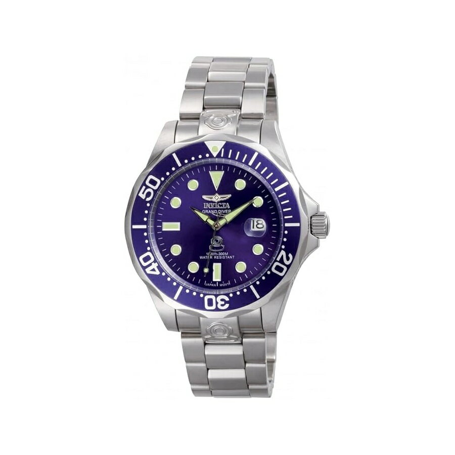 インヴィクタ メンズ INVICTA-3045 プロダイバー コレクション グランド ダイバー ステンレススチール 自動巻き時計 リンク ブレスレット付き Invicta Men's INVICTA-3045 Pro-Diver Collection Grand Diver Stainless Steel Automatic Watch with Link Bracelet