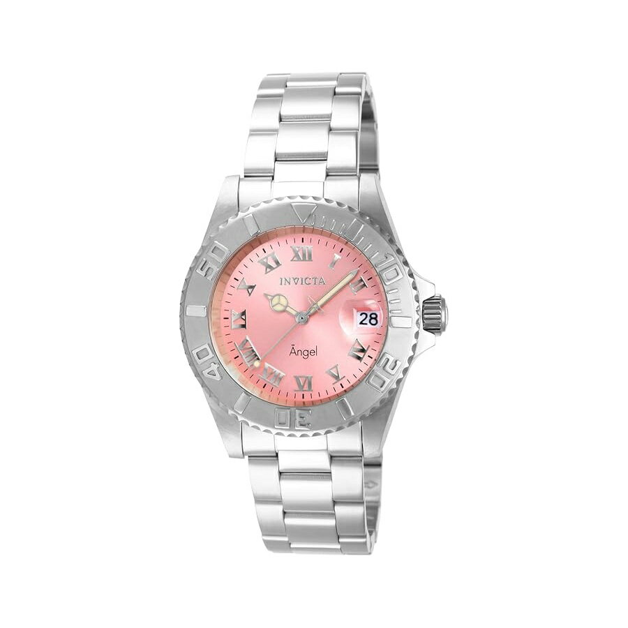 インヴィクタ レディース 14360 エンジェル アナログ ディスプレイ スイス クォーツ シルバー ウォッチ Invicta Women's 14360 Angel Analog Display Swiss Quartz Silver Watch