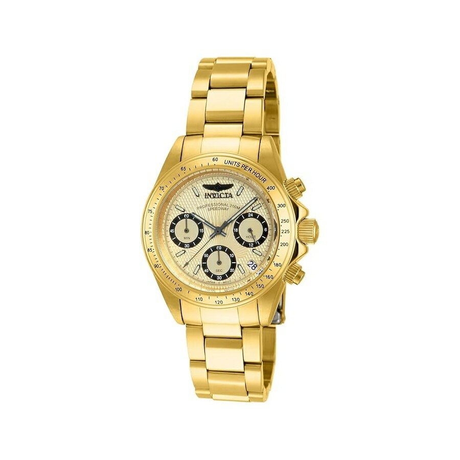Invicta レディース 14931 「スピードウェイ」 18K イエロー ゴールド イオンメッキ ステンレススチール ブレスレット ウォッチ Invicta Women's 14931 