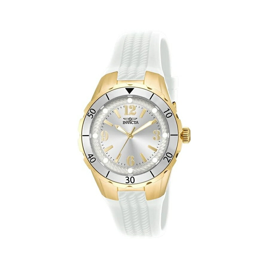 Rakuten - インヴィクタ エンジェル ホワイト ダイヤル ホワイト ポリウレタン レディース ウォッチ 17484 17484 Invicta Angel White Dial White Polyurethane Ladies Watch 17484 17484