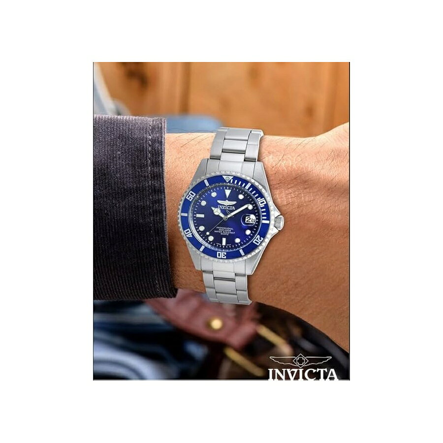 i-selectionのインヴィクタ メンズ 8932OB プロ ダイバー アナログ ディスプレイ クォーツ シルバー ウォッチ Invicta Men's 8932OB Pro Diver Analog Display Quartz Silver Watch｜アングル2