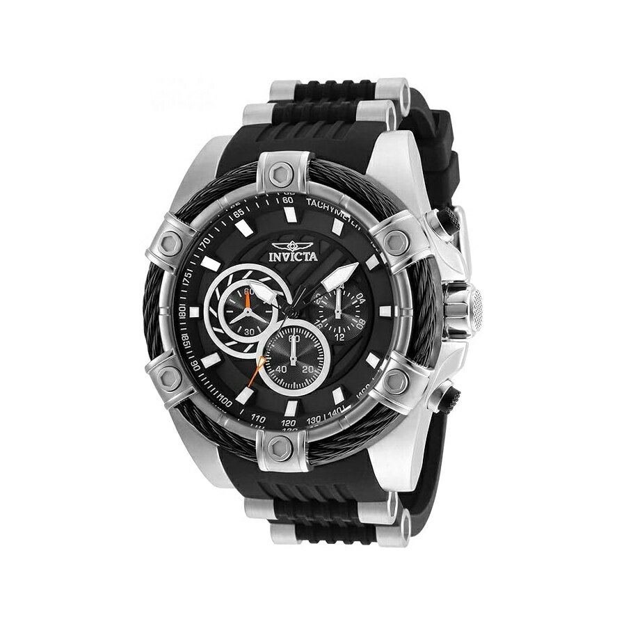 インヴィクタ メンズ 25523 ボルト アナログ ディスプレイ クォーツ ブラック ウォッチ Invicta Men's 25523 Bolt Analog Display Quartz Black Watch
