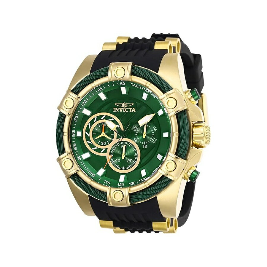 樂天商城 - インヴィクタ メンズ 25523 ボルト アナログ ディスプレイ クォーツ ブラック ウォッチ Invicta Men's 25523 Bolt Analog Display Quartz Black Watch