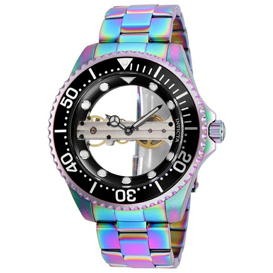 Rakuten - インヴィクタ メンズ プロ ダイバー 機械式時計 虹色 26602 Invicta Men Pro Diver Mechanical Watch, Iridescent, 26602