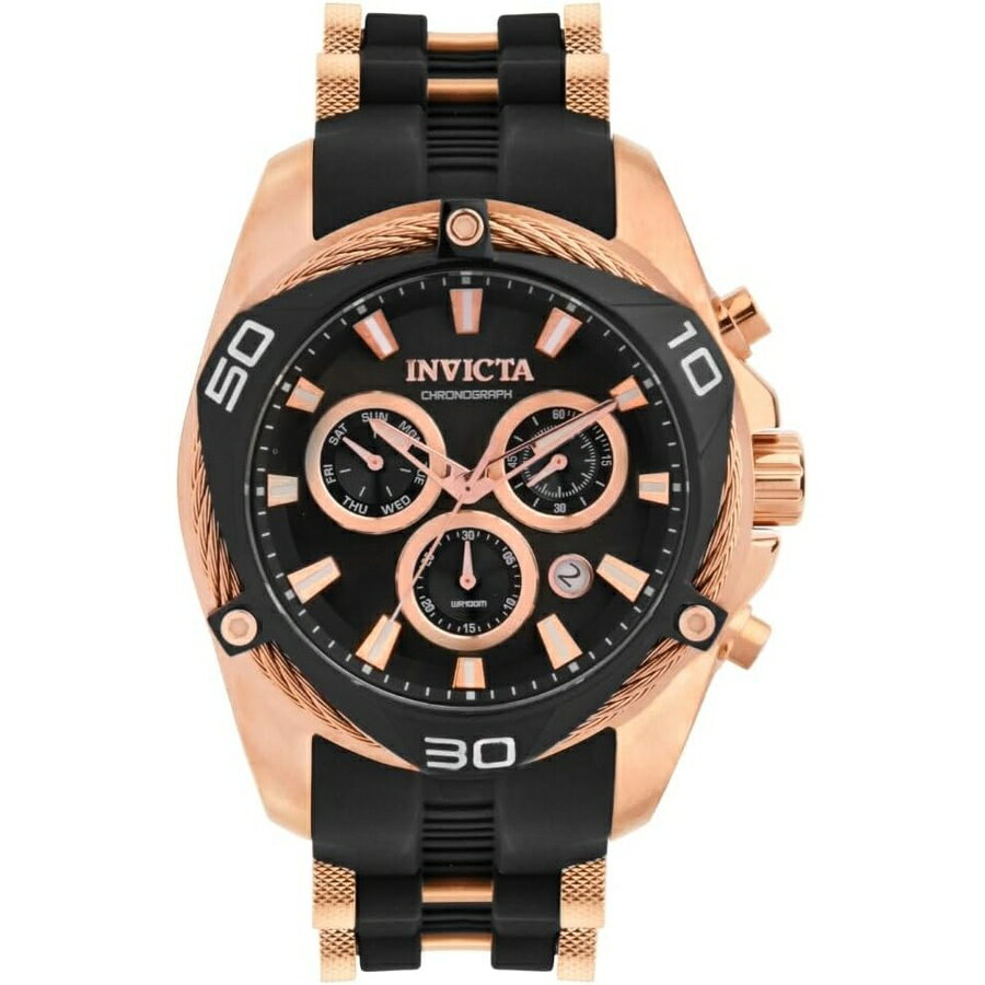 Other - インヴィクタ メンズ ボルト 50mm ステンレススチール シリコン クォーツ時計 ローズゴールド (モデル: 31316) Invicta Men's Bolt 50mm Stainless Steel, Silicone Quartz Watch, Rose Gold (Model: 31316)