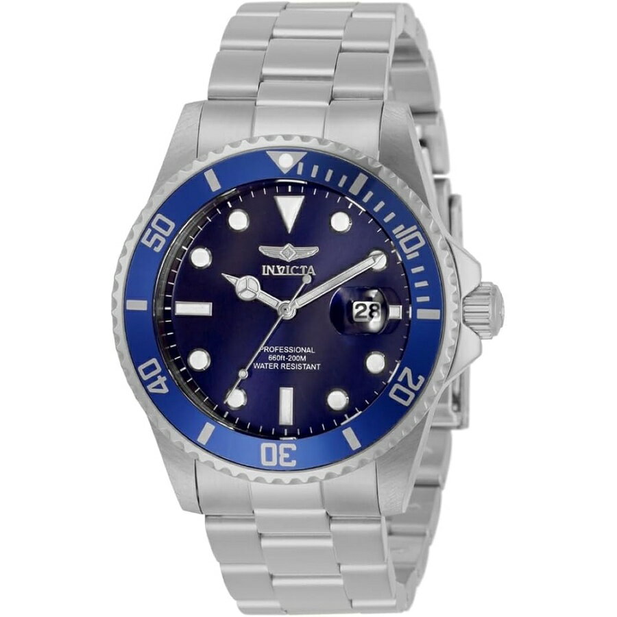 F, H, W - インヴィクタ プロ ダイバー クォーツ ブルー ダイヤル ステンレススチール メンズ腕時計 33267 Invicta Pro Diver Quartz Blue Dial Stainless Steel Men's Watch 33267