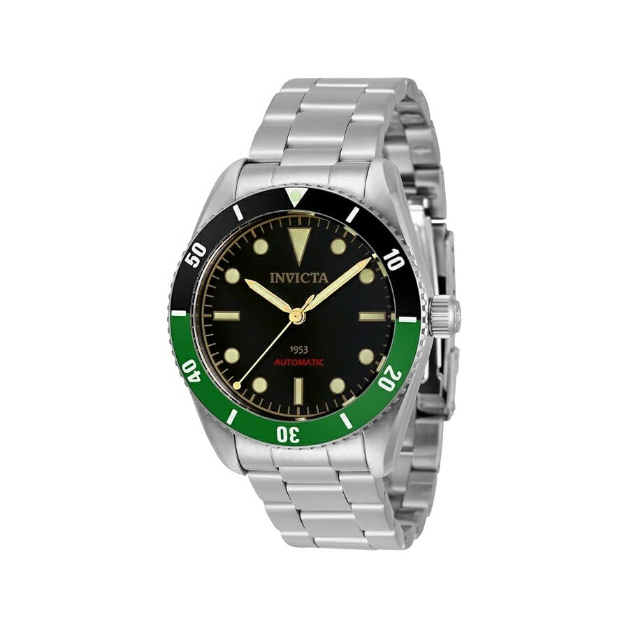 Rakuten - インヴィクタ メンズ 34335 プロ ダイバー オートマティック 3 ハンド ブラック ダイヤル ウォッチ invicta Men's 34335 Pro Diver Automatic 3 Hand Black Dial Watch