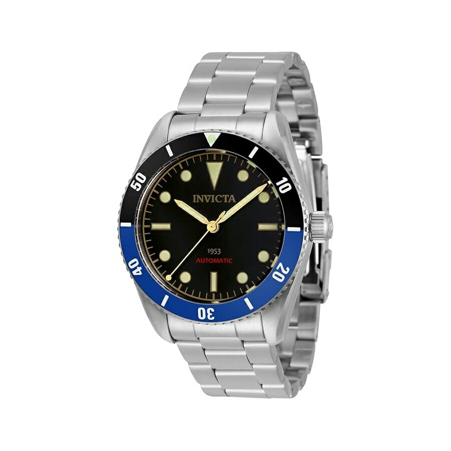 Rakuten - インヴィクタ プロ ダイバー オートマチック ブラック ダイヤル バットマン ベゼル メンズ腕時計 34333 Invicta Pro Diver Automatic Black Dial Batman Bezel Men's Watch 34333