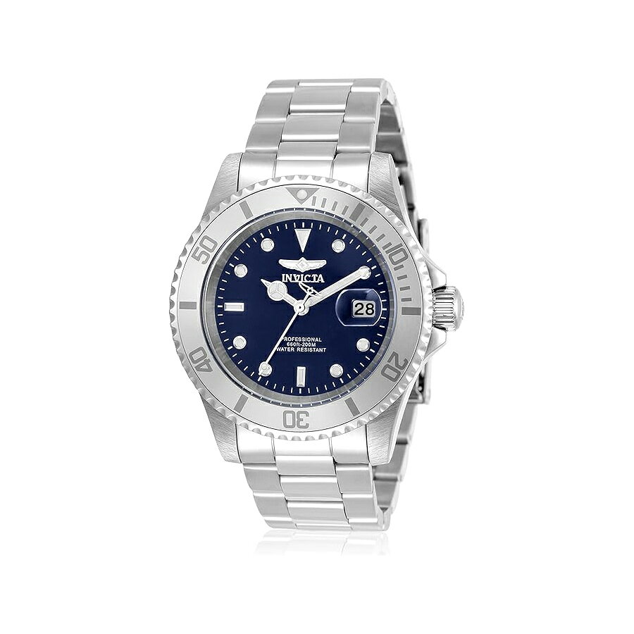 インヴィクタ 40mm メンズ プロ ダイバー ブルー ダイヤル シルバー トーン ステンレススチール ウォッチ 34023 Invicta 40mm Men's Pro Diver Blue Dial Silver Tone Stainless Steel Watch 34023